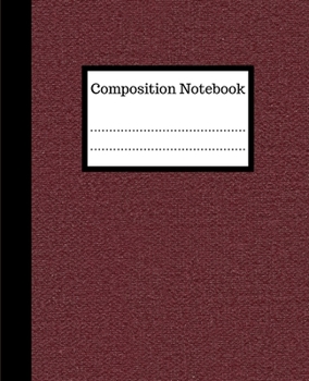 Paperback Composition Notebook: College Ruled Blank Lined Cute Notebooks for Girls Teens Kids School Writing Notes Journal (7.5 x 9.25 in) Book