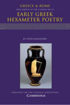 Paperback Early Greek Hexameter Poetry Book