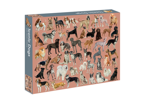 Misc. Iconic Dogs: 1,000-Piece Jigsaw Puzzle Book