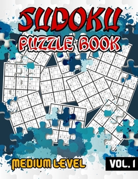 Paperback Sudoku Puzzle Book Medium Level: 240 Puzzles & Solutions, Medium Sudoku Puzzles for Adults [Large Print] Book