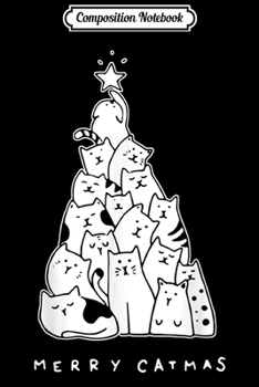 Paperback Composition Notebook: Merry Catmas Funny Christmas For Cat Lover Journal/Notebook Blank Lined Ruled 6x9 100 Pages Book