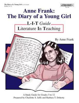 Paperback Anne Frank: Diary of a Young Girl L-I-T Guide Book
