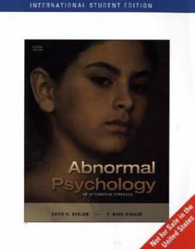 Hardcover Abnormal Psychology: An Integrative Approach Book