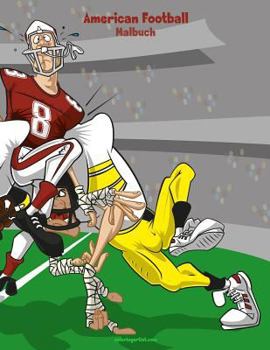 Paperback American Football Malbuch 1 [German] Book