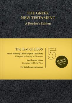 Hardcover Ubs5 Greek New Testament-FL-Reader [Greek, Ancient (To 1453)] Book