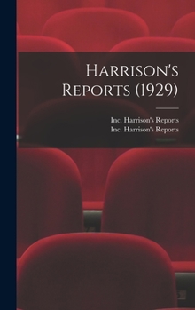 Hardcover Harrison's Reports (1929) Book