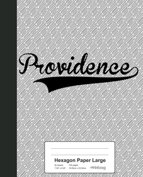 Paperback Hexagon Paper Large: PROVIDENCE Notebook Book