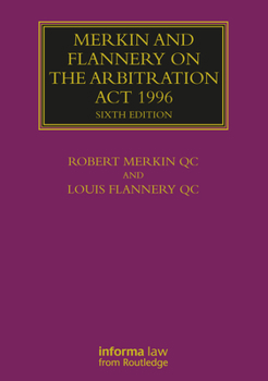 Paperback Merkin and Flannery on the Arbitration ACT 1996 Book