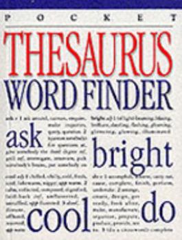 Paperback Thesaurus Word Finder (Pocket Dictionary) Book