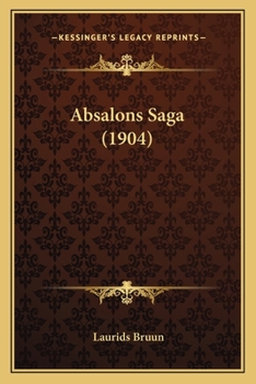 Paperback Absalons Saga (1904) Book