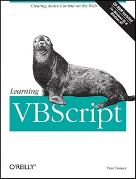 Paperback Learning VBScript [With *] Book