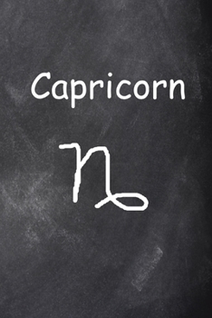 2020 Daily Planner Capricorn Symbol Zodiac Sign Horoscope Chalkboard 388 Pages: 2020 Planners Calendars Organizers Datebooks Appointment Books Agendas