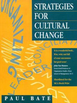 Hardcover Strategies for Cultural Change Book