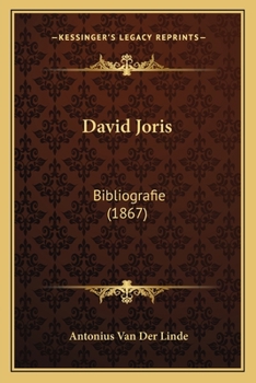 Paperback David Joris: Bibliografie (1867) [Dutch] Book