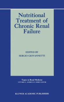 Hardcover Nutritional Treatment of Chronic Renal Failure Book