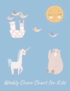 Paperback Weekly Chore Chart for Kids: Kids Responsibility Tracker Book