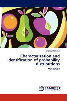 Paperback Characterization and Identification of Probability Distributions Book