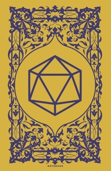 Paperback RPG Journal: For role playing gamers dotted journal notebook (Metallic gold) Medium A5 (5,5X8,5) 120 Pages with dots Book