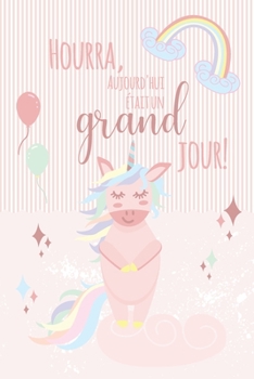 Mon journal: journal de pleine conscience pour les enfants: cahier d'exercices pour un mode de vie positif - livre à completér pendant 4 mois - ... licorne - motif pastel rose (French Edition)