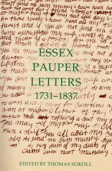 Paperback Essex Pauper Letters, 1731-1837 Book
