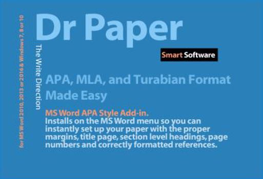Paperback APA and MLA Format Made Easy 5 (Book & CD) Book