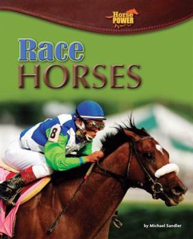 Library Binding Race Horses Book