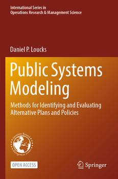 Paperback Public Systems Modeling: Methods for Identifying and Evaluating Alternative Plans and Policies Book