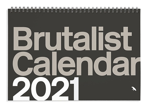 Calendar Brutalist Calendar 2021 Book