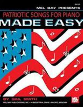 Paperback Patriotic Songs for Piano Made Easy Book