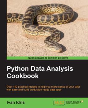 Paperback Python Data Analysis Cookbook Book