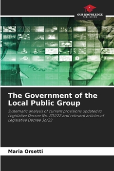 Paperback The Government of the Local Public Group Book