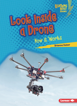 Paperback Look Inside a Drone: How It Works Book