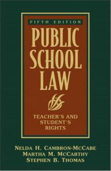 Hardcover Public School Law: Teacher's and Student's Rights Book