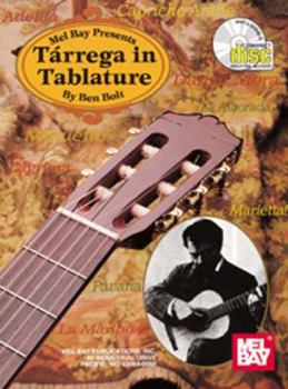 Spiral-bound Tarrega in Tablature [With CD] Book