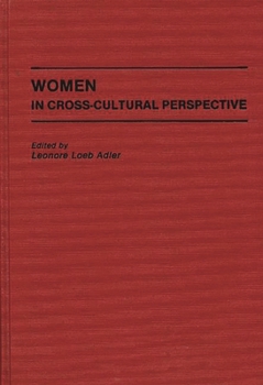 Hardcover Women in Cross-Cultural Perspective Book