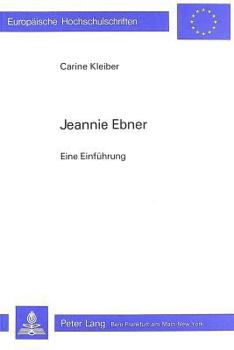 Paperback Jeannie Ebner: Eine Einfuehrung [German] Book