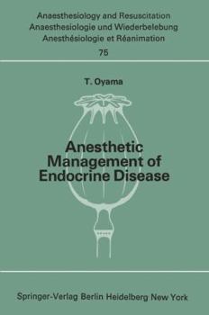 Paperback Anesthetic Management of Endocrine Disease Book