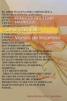 Paperback Renacer del Fenix Mariposa: Versos de Insomnio [Spanish] Book