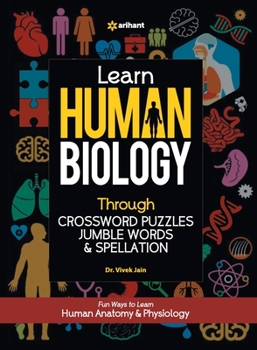Paperback Learn Human Biology Through Crossword Puzzles Jumble Words & Spellation Book
