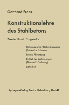 Paperback Konstruktionslehre Des Stahlbetons [German] Book