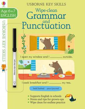 Paperback Wipe Clean Grammar And Punctuation 6-7 (Key Skills) Book