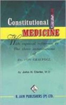 Paperback Constitutional Medicine Book
