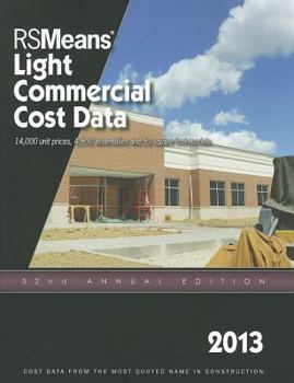 Paperback RSMeans Light Commercial Cost Data Book