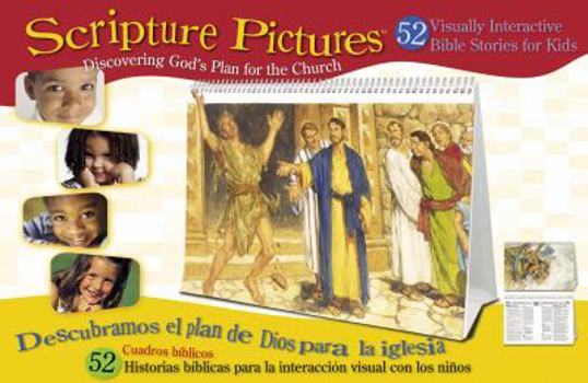 Spiral-bound Scripture Pictures/Cuadros Biblicos: Discovering God's Plan for the Church/Descubramos El Plan de Dios Para La Iglesia Book