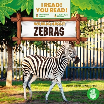 Hardcover We Read about Zebras Book
