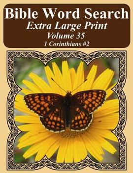 Paperback Bible Word Search Extra Large Print Volume 35: 1 Corinthians #2 Book