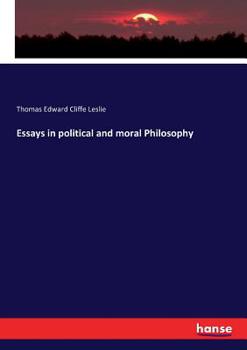 Paperback Essays in political and moral Philosophy Book