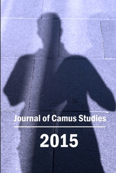 Paperback Journal of Camus Studies 2015 Book