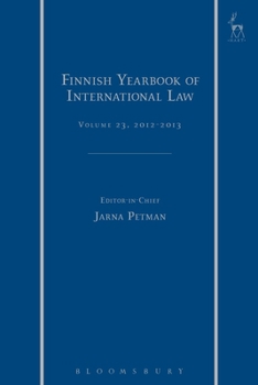 Hardcover Finnish Yearbook of International Law, Volume 23, 2012-2013 Book