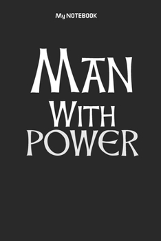 Man With POWER: Ruled Lovely Copy Book, SOFT Cover Girls Kids Elementary School Supplies Student Teacher Daily Creative Writing Journal, 100 Pages